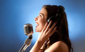 Girl singing